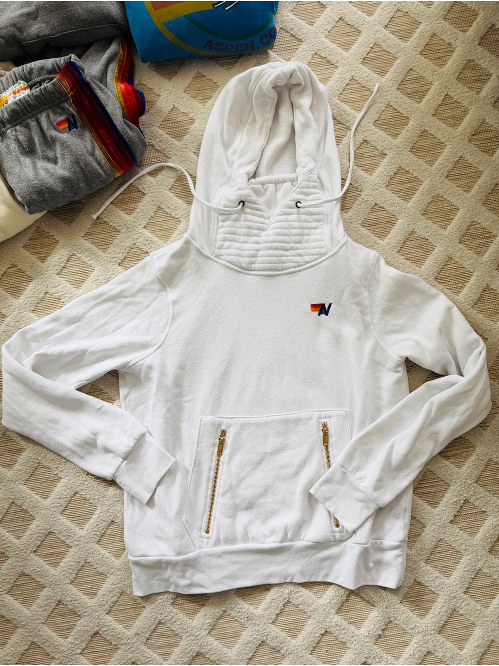 🤍✨ Aviator Nation Ninja Hoodie – White (Rare) ✨🤍